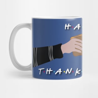 Happy Thanksgiving - Joey and Monica Mug